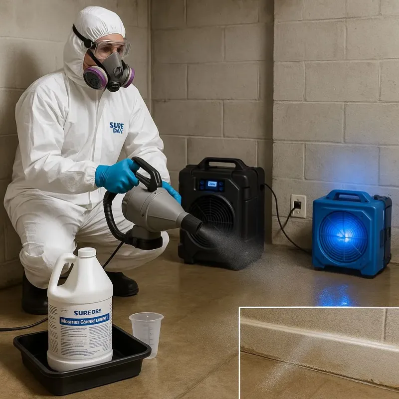 Sanitization and Odor Removal process in Maggie Valley, NC